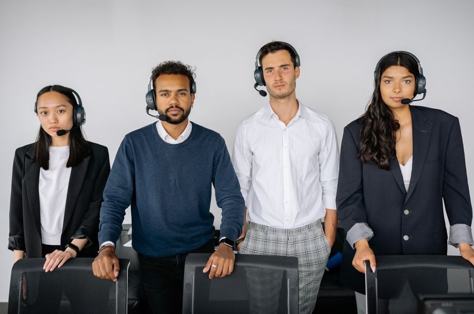 Call handling desk at Ticewi